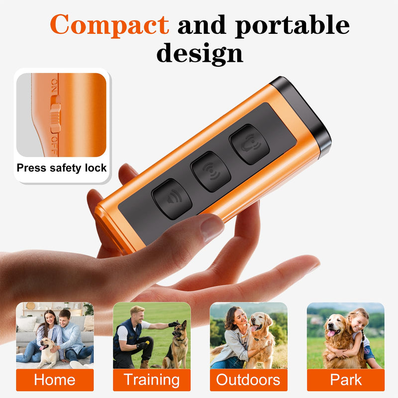 Dog Bark Deterrent Devices Rechargeable Anti-Barking Device for Dogs 50ft Long Range Ultrasonic Correct Your Dog's Bad Behavior at the Push of aButton Better Than Shock Collars or Dog Training Collars 1 - PawsPlanet Australia