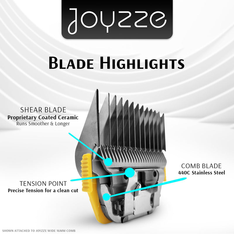 Raptor/Falcon Series A Wide Blade - Professional Grade Dog Clipper Grooming Blades, Detachable, Replacement - Stainless Steel, Coated Ceramic (A Series #30W) #30W (0.5 mm) - PawsPlanet Australia