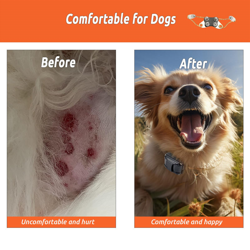 Dog Training Collar Receiver Comfort Pad, Titanium Improves Contact, Winged Soft Comfort - PawsPlanet Australia