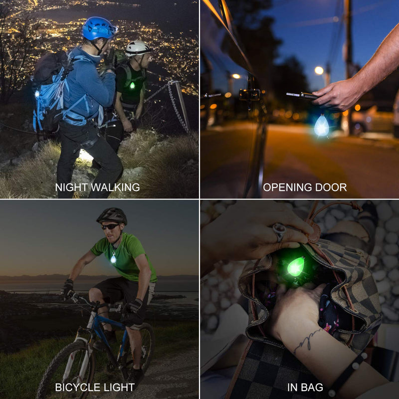 6-Pack Rechargeable Dog Light, Dog Collar Light,Waterproof,3 Modes LED Dog Safety Lights,Multiple Color Options,Clip On Collar, Leash,Harness，Night Light for Running,Climbing,Camping - PawsPlanet Australia