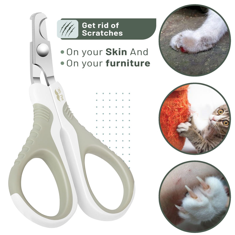 Mr. Pen Cat Nail Trimmer - Light Beige, Also Suitable for Kittens and Small Dogs - Cat Claw Trimmer - PawsPlanet Australia
