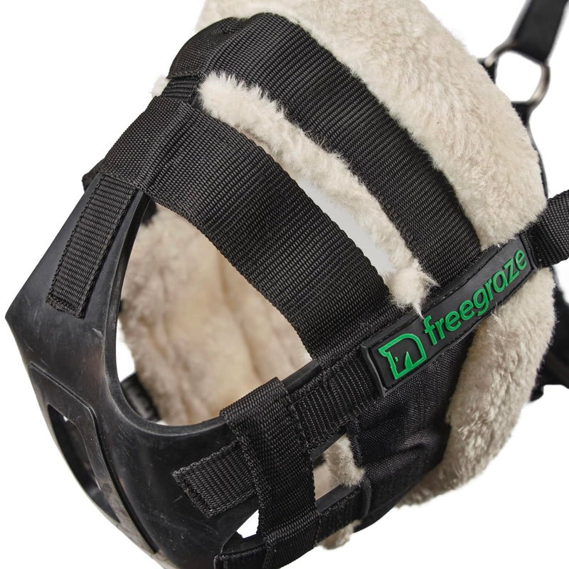 Shires FreeGraze Airflow Grazing Muzzle (Black, Full) Black