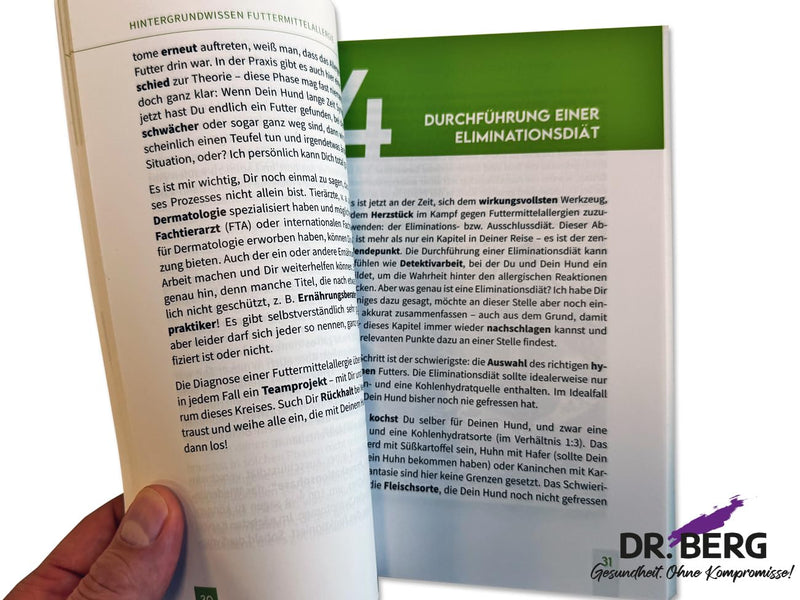 Book: Background Information Food Allergy - A Guide for Dog Owners by Veterinarian Dr. Greg Berg