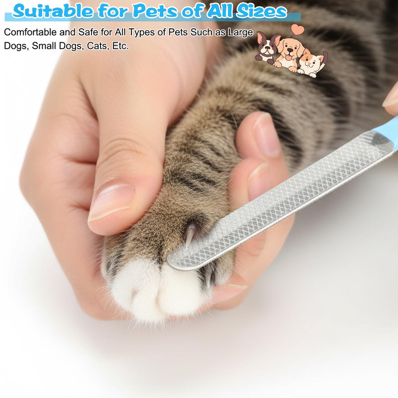5Pcs Small Dog Nail File Set, Professional Nail Grooming Tool Metal Emery Boards Pet Nail Grooming Tool for Small Dogs and Cats Smoothing Rough Edges 5.5inch - PawsPlanet Australia