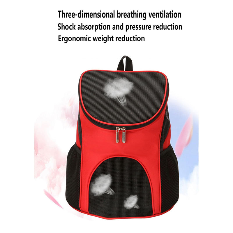 pet Backpack for Small Dogs.Cat and Dog Backpack .Four Sided Mesh Vents, Comfortable Pet Backpack for Small Pets, Easier to Travel, Walk and Engage in Outdoor Activities with Your pet - PawsPlanet Australia