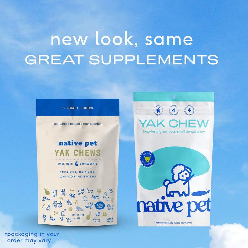 Native Pet Yak Chews (5 Small Chews) - PawsPlanet Australia