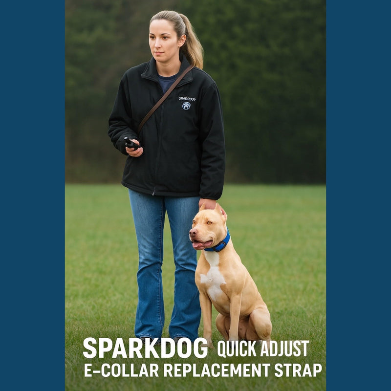 SparkDog Collars 1” Quick Adjust E-Collar Replacement Strap – Waterproof & Durable – Fits Dogtra & Most Brands – Made in USA for Working Dogs, Hunters & Pet Owners (Bright Green, Standard Beta) Bright Green - PawsPlanet Australia