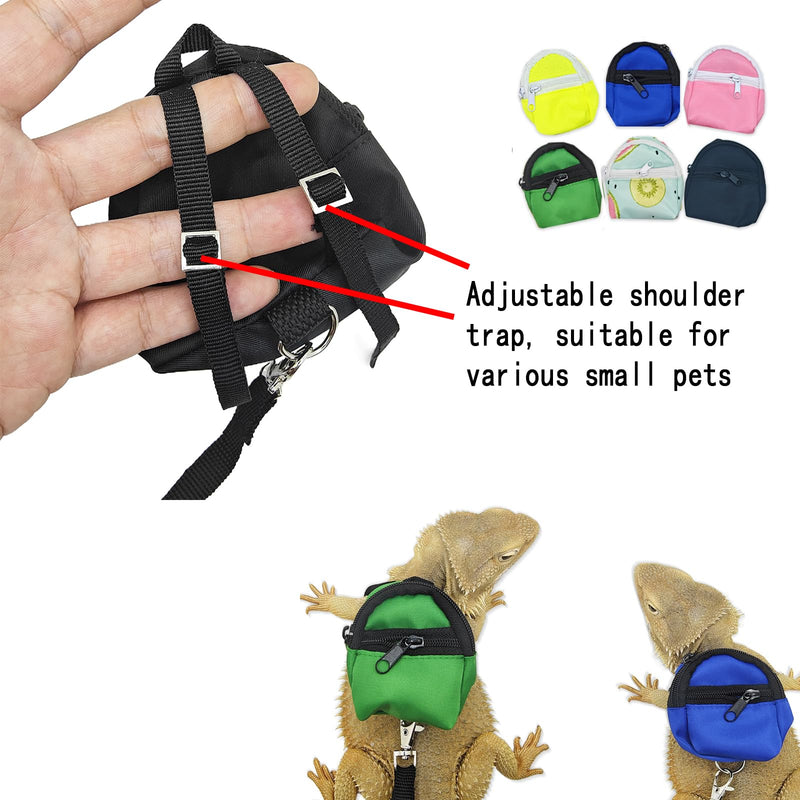 Bearded Dragon Backpack Carrier,Reptile Portable Backpack Carrier with Small Backpack Harness Leash Set,Space Capsule Clear Bubble Window Travel Backpack for Lizard Travel,Guinea Pig,Rabbit Blue New Version Backpack+BP LSH - PawsPlanet Australia