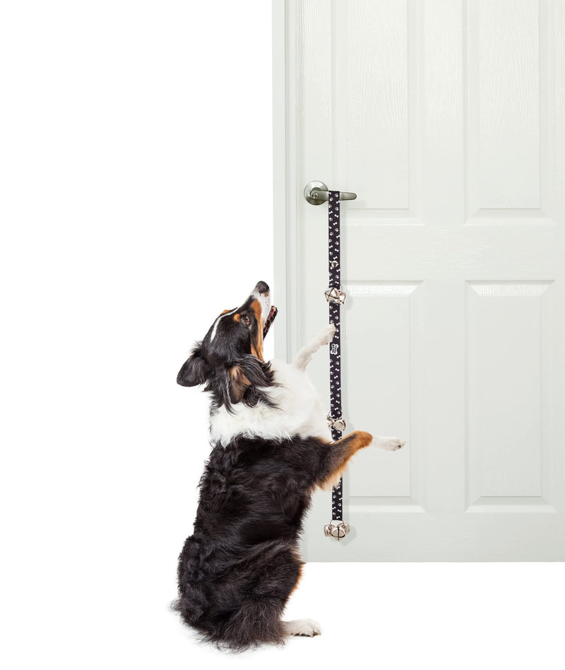 Dog Door Bell - 7 Extra Loud Dog Door Bells for Potty Training - Durable, Chew-Resistant Potty Dog Bells for Dogs Adjustable Length, Puppy-Friendly for Easy Communication Blue - PawsPlanet Australia
