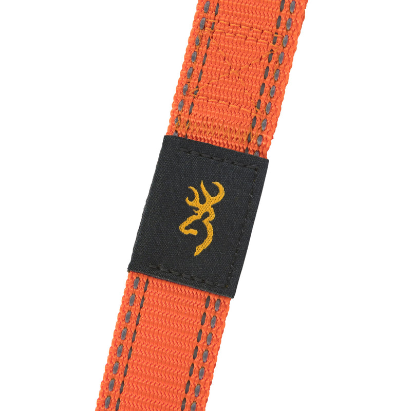 Browning Classic Dog Leash, Safety Orange, 6ft x 1in - PawsPlanet Australia