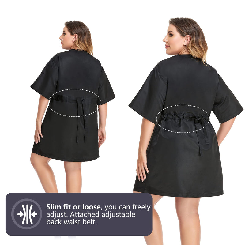 PERFEHAIR Hair Stylist Dog Grooming Smocks for Women and Men, Barber Vest Smock for Salon, Pet Groomer, Nail Tech-Black - PawsPlanet Australia