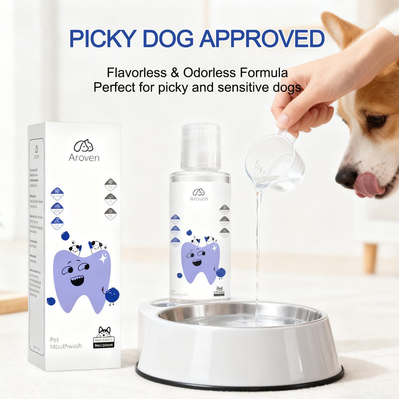 Dental Dog, 7.05oz Dog Water Additive for Dental Care, Dental para Perros, Specialized Dental Care Formula, Odorless & Flavorless Formula to Fight Tartar Promote Healthy Gums (2 PCS) 2 Pcs - PawsPlanet Australia
