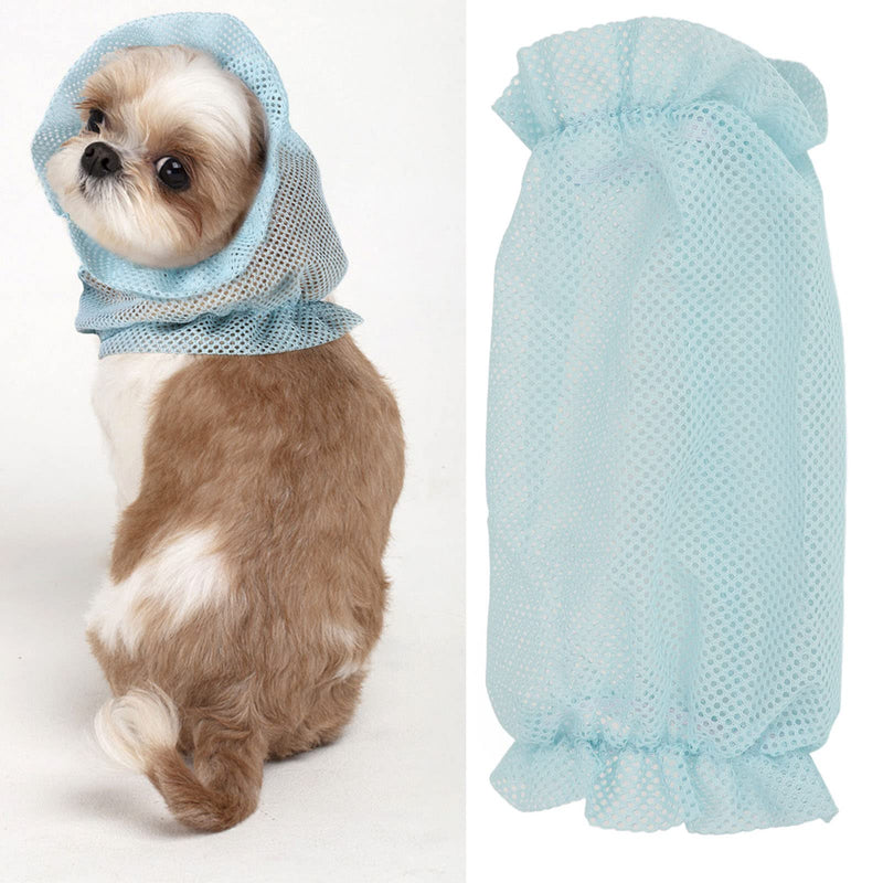 Earmuffs for Dogs, Mesh Fabric, Bug Proof Wrapped, Dog Earmuffs Sweater Style (S 18 x 13 x 3 cm)