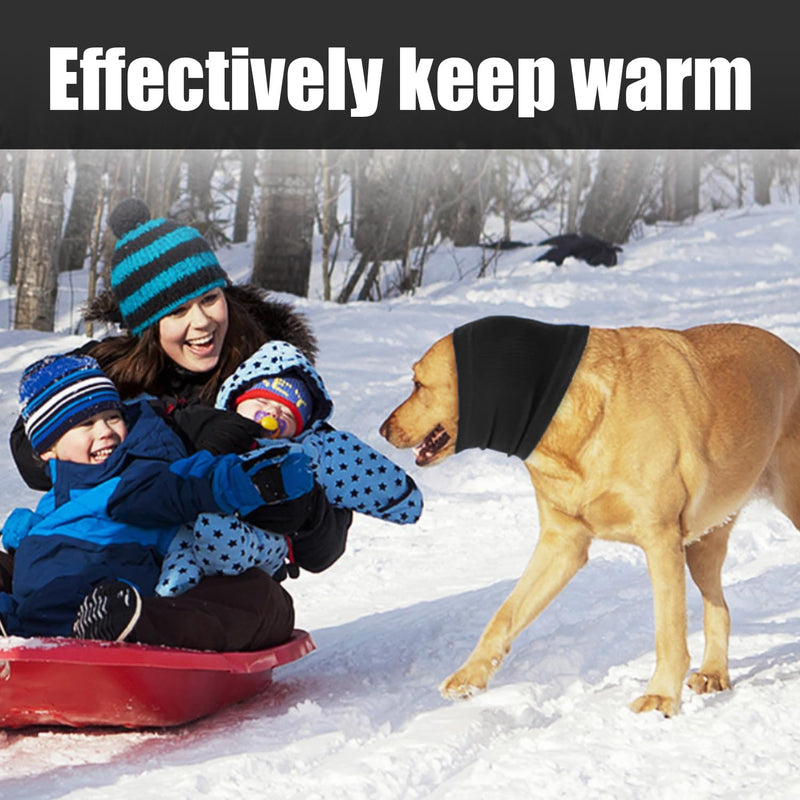 2 Pieces Pet Warm Earmuffs, Washable Soft Pet Hat, Anti-Noise Dog Earmuffs, Dog Collar, Hearing Protection Earmuffs for Cats and Dogs