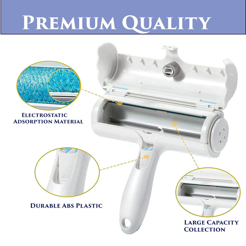 Comfortable Handle Reusable Pet Hair Remover | Cat & Dog Instant Hair Remover for Bedding, Carpet & Furniture | Suitable for Every Material | Hair-Free Home Guaranteed | Cost Effective Product. - PawsPlanet Australia