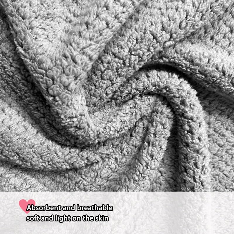 Dog Towels, Microfiber Quick Towel for Drying Dogs,Super Absorbent Pet Grooming Towel, Quick Drying Paw Towel, Suitable for Small and Medium Dogs Cats Pets Shower & Bath (Grey 40 * 24 inch) - PawsPlanet Australia