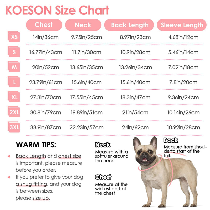 KOESON Dog Recovery Suit Hind Leg, Recovery Sleeve for Female Male Dogs, Pet Leg Sleeve to Stop Licking, Pet Rear Leg Wound Cover, Dog Spay Onesie for Wound Heal Care XX-Large Pink