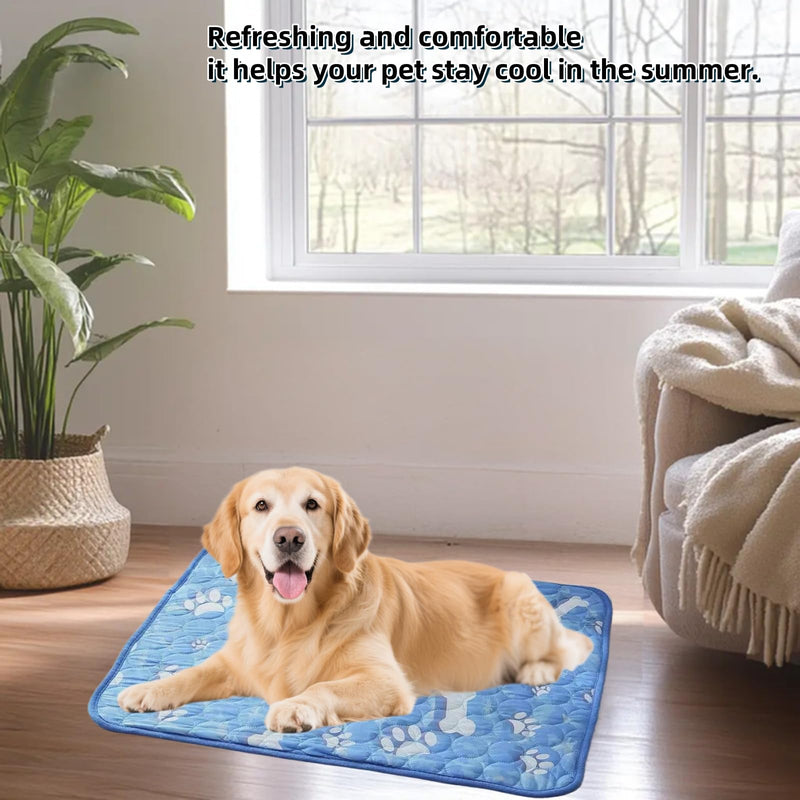 XL Dog Cooling Mat 39.37x27.56 Inches - Self Cooling Pad for Large Breeds, Portable Pet Cooling Pad for Crate & Outdoor Use, Durable Oxford Fabric (XL, Dogs & Cats) - PawsPlanet Australia