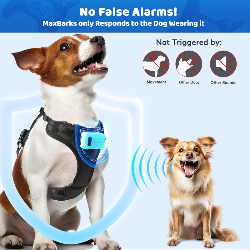 Bark Control Training Vest for Small Dogs - Rechargeable No Barking Device for Dogs - Bark Deterrent with 5 Sensitivity Levels, Adjustable Straps, D-Ring - No False Alarms or Throat Prongs Extra Small - PawsPlanet Australia
