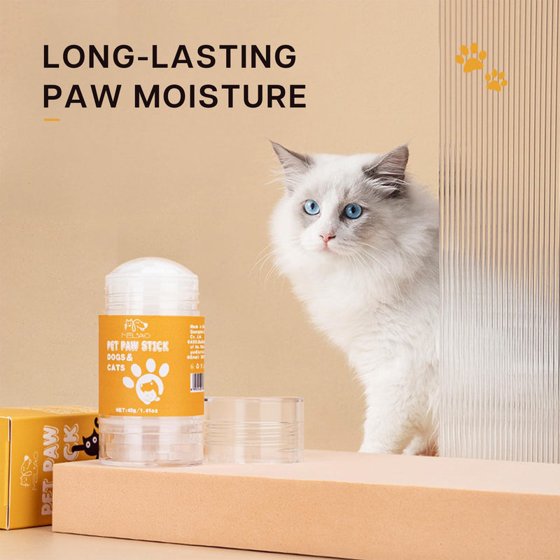 VRAIKO MELAO Paw & Nose Balm for Dogs and Cats, 1.41oz Lick-Safe Natural Paw Butter Stick with Coconut Oil & Shea Butter, Moisturizing Dry Cracked Paws Pads Snouts - PawsPlanet Australia