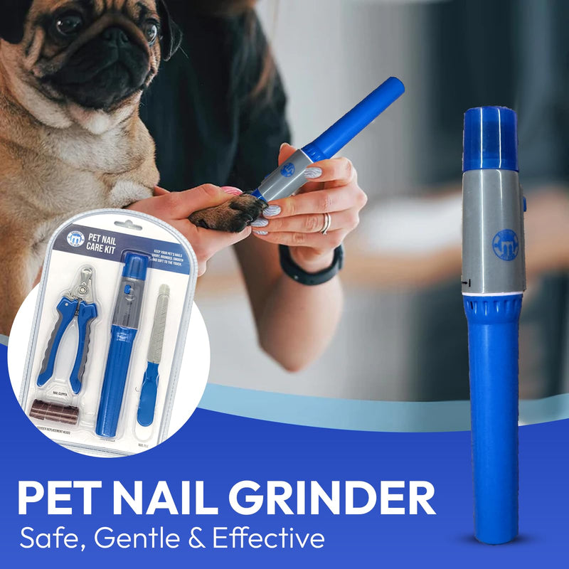 BPG Pet Grooming Tools for Dogs & Cats- 3 Piece Dog Grooming Kit, Pet Nail Care Kit, Nail Grinder, Clippers and File- Precision Trimming Perfect at Home Grooming Set Nail Grinder/ Nail Clipper/ Nail File - PawsPlanet Australia