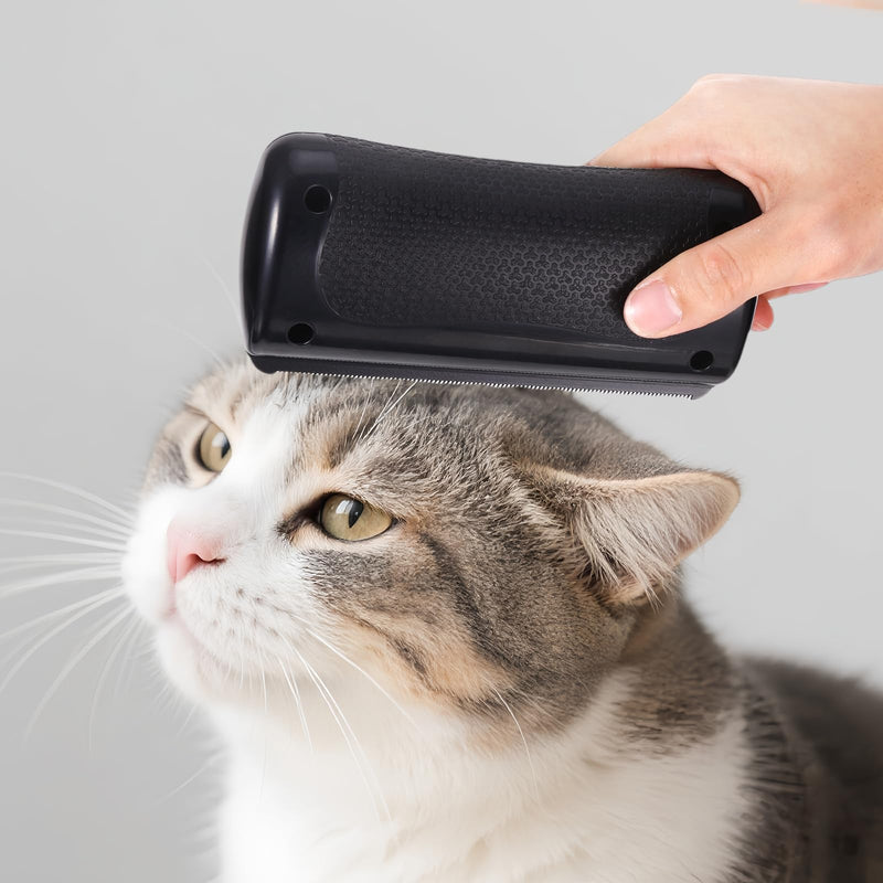 2 Pcs Deshedding Dog Brush, Cat Dog Brush for Shedding Tool, Professional Shorthair Soft Rabbit Pet Deshedding Cat Brushes for Cats Dog, Portable Design Refresh Pet Brushes Hair Removal Tool - PawsPlanet Australia