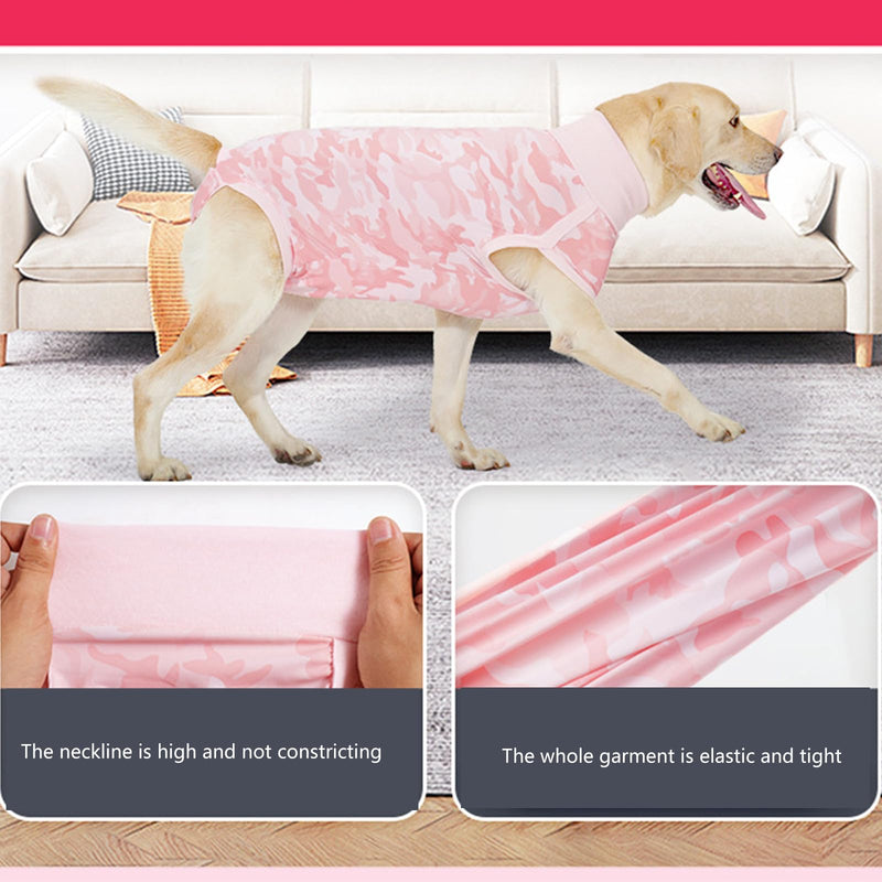 Machine Washable Dog Surgical Suit for Abdominal Wound Care Stops Licking Comfort and Easy Movement Ensures Dog Restoration
