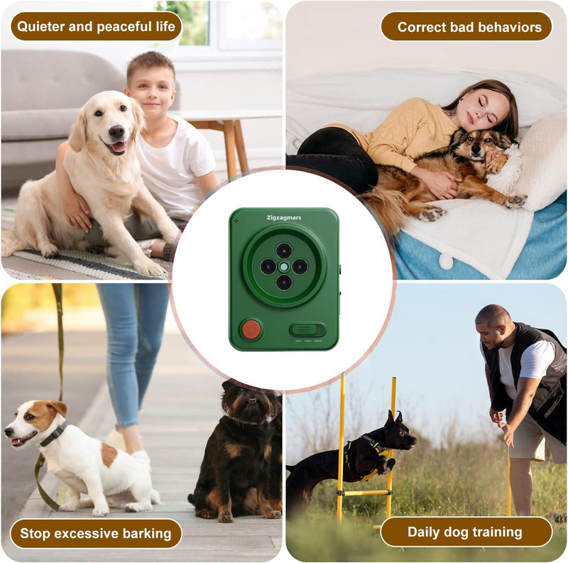 Anti Barking Device for Dogs, 2025 Stop Dog Barking Deterrent | Ultrasonic Dog Bark Silencer for All Dogs, Waterproof Rechargeable No Barking Box Neighbors Outdoor & Indoor - PawsPlanet Australia