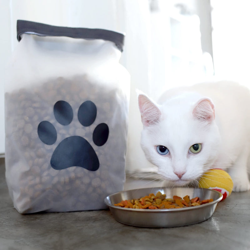 rezip 14-Cup Pet Food Storage Bag, Travel Friendly, Reusable, BPA-Free and Food Grade, Machine Washable, Easy to Clean, Roll Top and Compresses Flat when Empty - PawsPlanet Australia