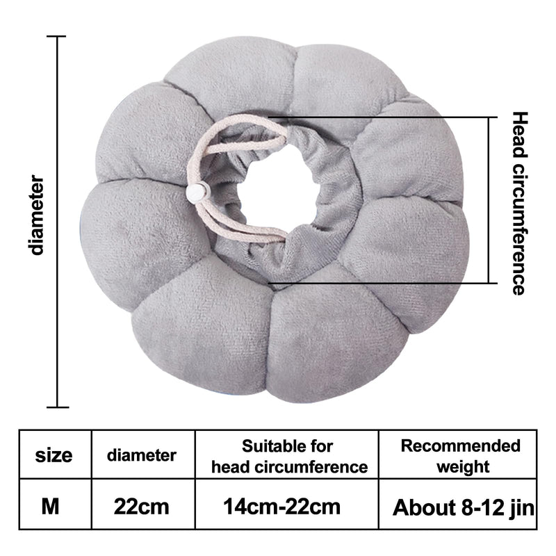 TYXHXTF Elizabethan Cat Collar, Cat Recovery Collar, Soft Anti Bite Collar, Protective for After Surgery, Licking Anti-Bite, Wound Recovery Healing