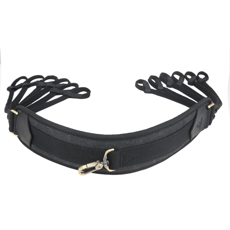 WAYNE'S DOG Canvas Duck Game Carrier - 12 Drops, Slip Noose - Bird Tote, Waterfowl & Goose Hanger, Duck Carrier Lanyard (Black) Black - PawsPlanet Australia