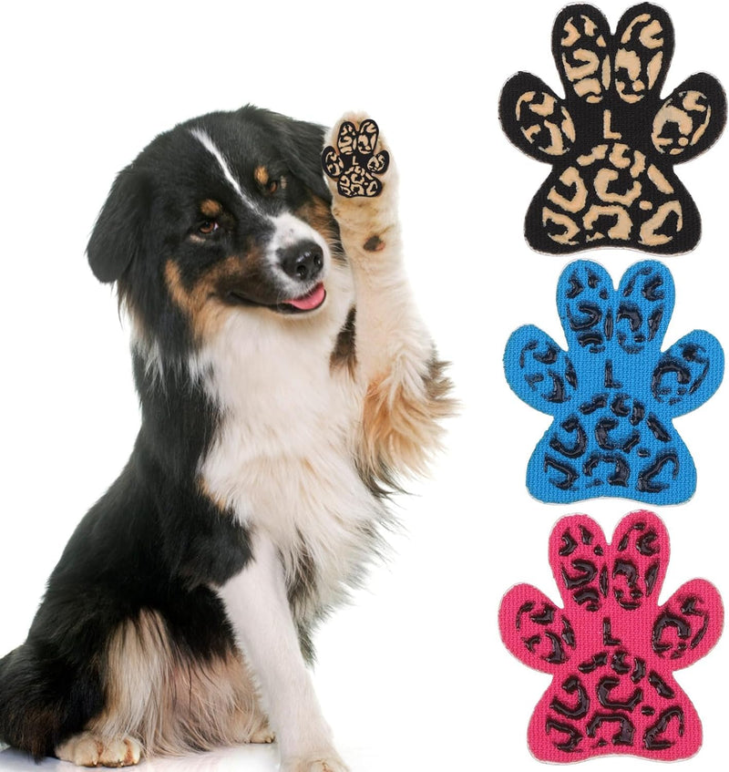 EXPAWLORER Anti-Slip Dog Paw Pads - Dog Paw Grips for Senior Dogs, Strong Traction Control on Hardwood Floor,Dog Paw Protectors for Injuries and Brace for Weak Paws(9 Sets 36 Pads) Large 36.0 - PawsPlanet Australia