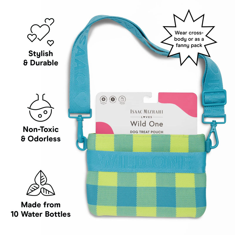 Wild One, Treat Pouch, Fanny Pack, Cross-Body Bag, wear Two Ways, Made from Recycled Knit, Poop Bag Dispenser, The Perfect Accessory for Dog Training Hudson - PawsPlanet Australia