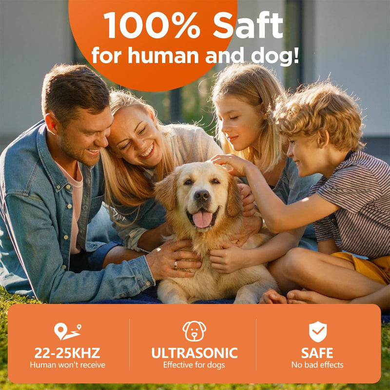 Dog Bark Deterrent Devices, Rechargeable Anti Barking Device for Dogs, Train Your Pet to Stop Bad Behavior Without Hurting it, with LED Light and Rechargeable Battery, Indoor and Outdoor Use - PawsPlanet Australia