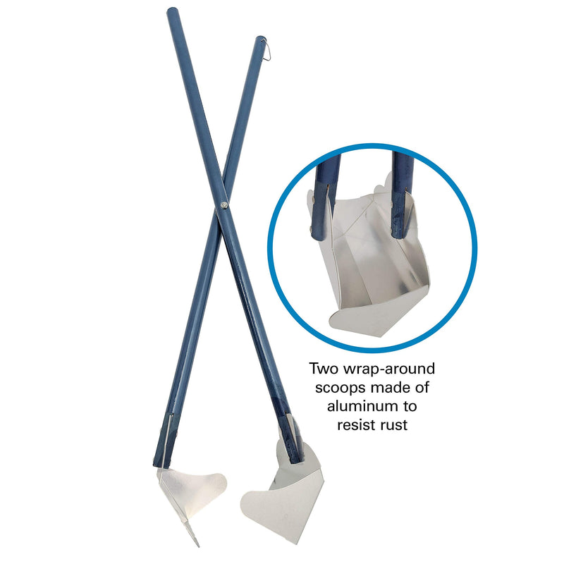 Four Paws Wee-Wee Pooper Scoopers for Dogs l Outdoor Rake l Spade & Pan l Pooper Scooper Set Spade Scooper 5.25" x 7" x 33.5" - PawsPlanet Australia