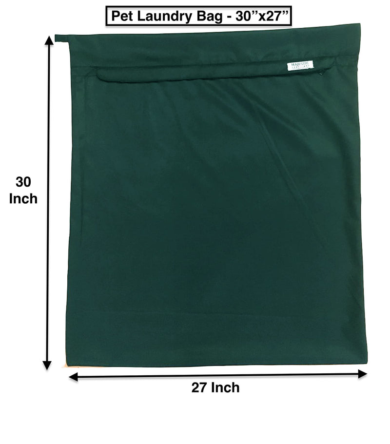 Majestic Ally Horse Dog Pets Laundry Bag - Washing Bag for Blankets, Rug, Boots, Leads, Harness (Hunter Green) Hunter Green - PawsPlanet Australia