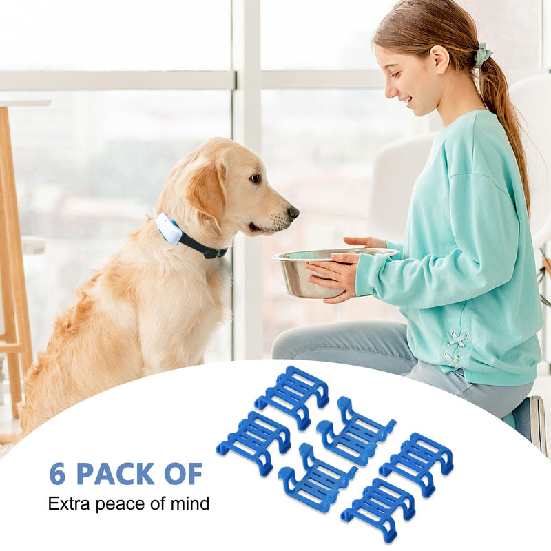 GPS Tracker for Dogs Rubber Clip Compatible with Tractive GPS Pet Location Tracker Replacement Attachment Rubber Clips - Pack of 6 - PawsPlanet Australia