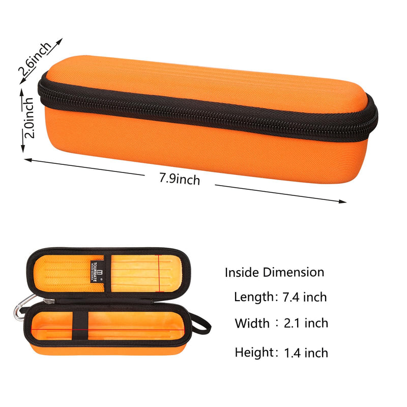 Hard Storage Case for Casfuy Dog Nail Grinder - Travel Case (Orange) Orange - PawsPlanet Australia