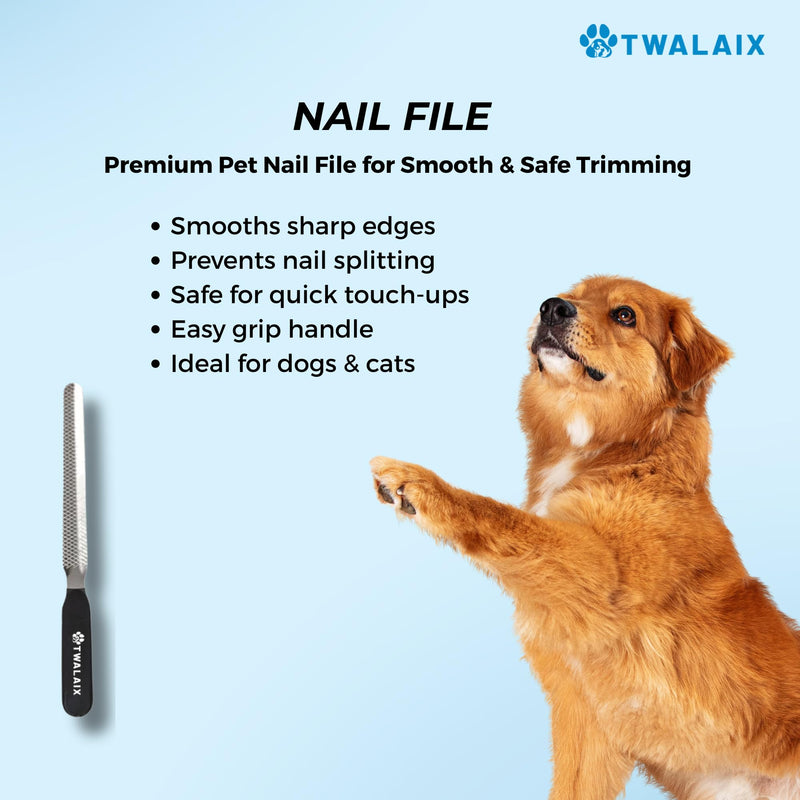 6 in 1 Pet Grooming Kit for Dogs & Cats - Deshedding Brush, Undercoat Rake, Slicker Brush, Nail Clipper, Nail File & Flea Comb for All Coat Types 6 in 1 Kit
