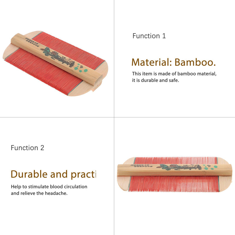 Hair Comb Comb Double Sided Bamboo Removal Dandruff Comb Cat Dog Pet Grooming Fine Tooth Comb - PawsPlanet Australia