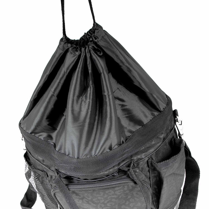 Jeffers Poplar Head Grooming Bag – Horse Grooming Organizer Tote with Pockets for Brushes, Tools, Clippers, Shampoo, Detangler – Stable Barn Kit Carrier for Horses, Pets, Livestock, Covert Cheetah - PawsPlanet Australia