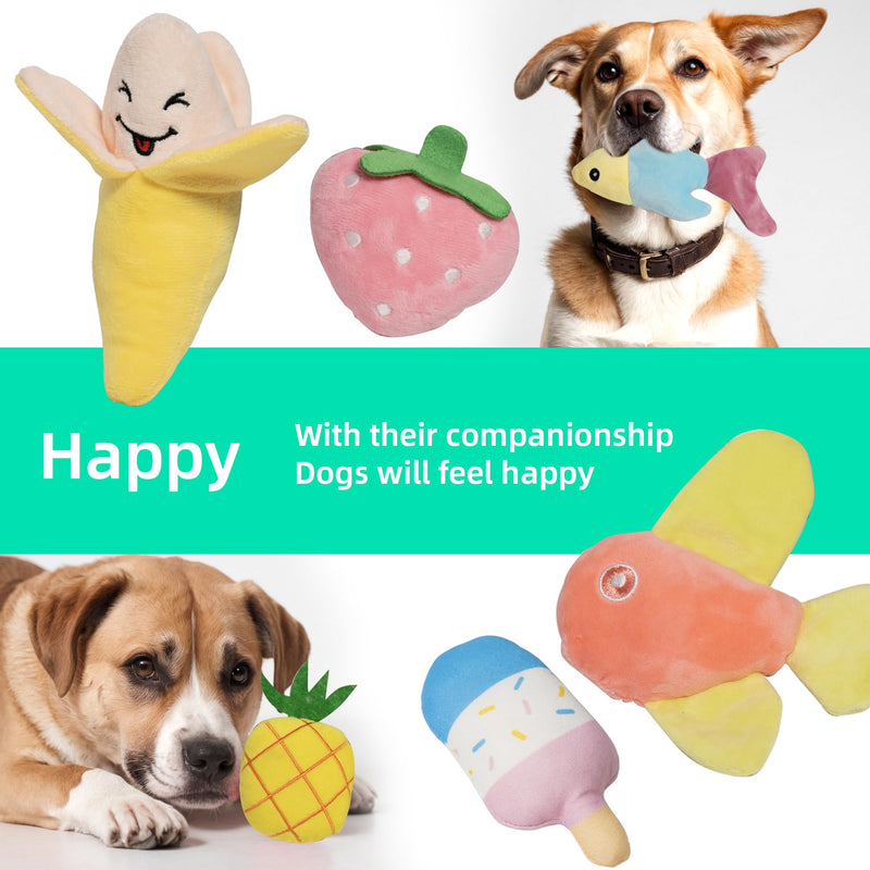 19 Pack Puppy Squeaky Dog Toys Set Plush Puppies,Cute Chew Pets Dog Toy with Squeakers for Small Dogs Playtime Puppy Toys（19pack） - PawsPlanet Australia