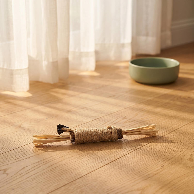 3 pieces of cat toys, chew toys made of silver vine for cats and kittens with teeth cleaning function and more social than natural chew toys.
