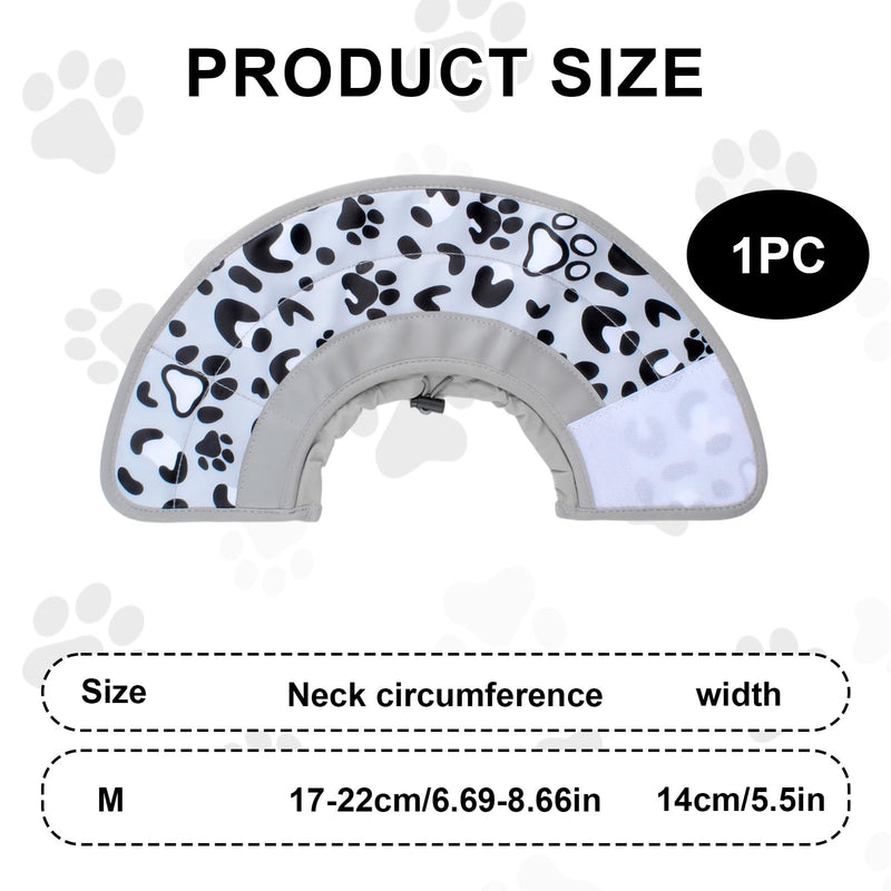 Soft Cat Neck Brace - Soft Anti-Scratch Collar, Ideal for Rehabilitation or Postoperative Care of Cats, Puppies and Small Dogs (Grey, Neck Circumference 17 to 22 cm)