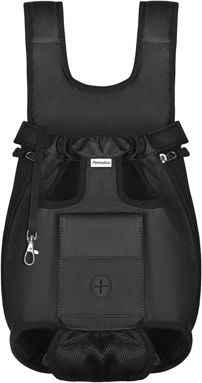 Pet Backpack Carrier for Small Dogs 5-7 lbs with Cell Phone Holder - Perfect for Yorkie, Papillon, Chihuahua, Maltese and More - Legs Out Travel Bag for Cats, Puppy - Front and Back Harness - PawsPlanet Australia