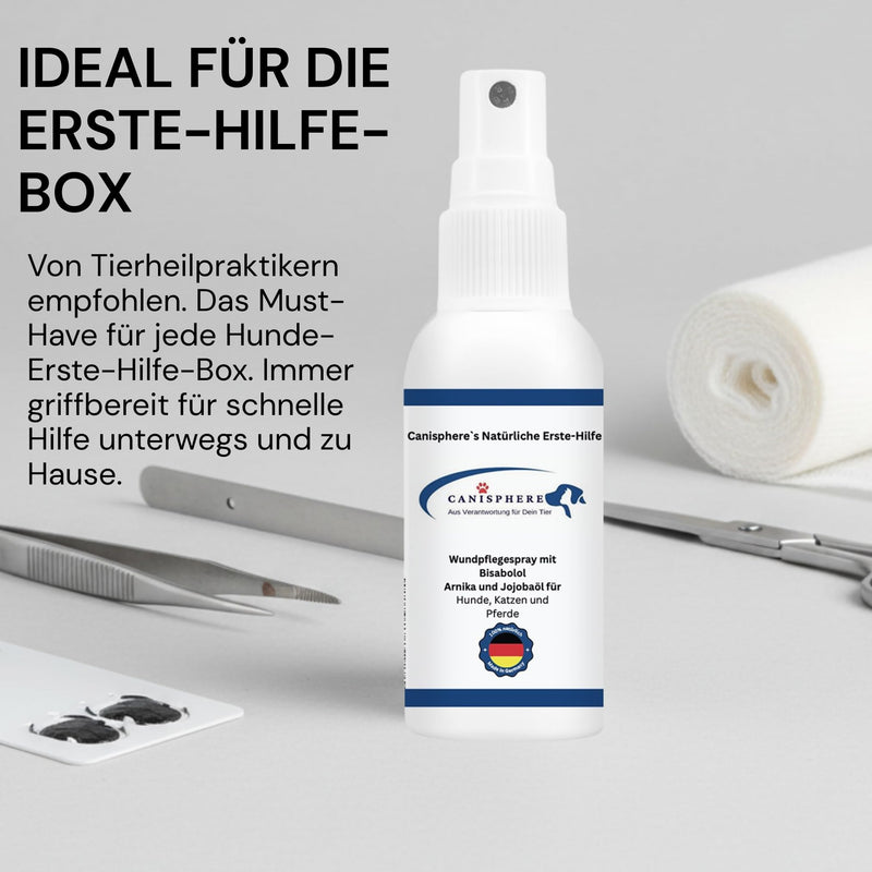 Pet Wound Care Spray - Natural Wound Spray for Dogs & Cats - Antiseptic, Cooling & Itch Relief - Ideal for Hot Spots, Insect Bites & Skin Irritations