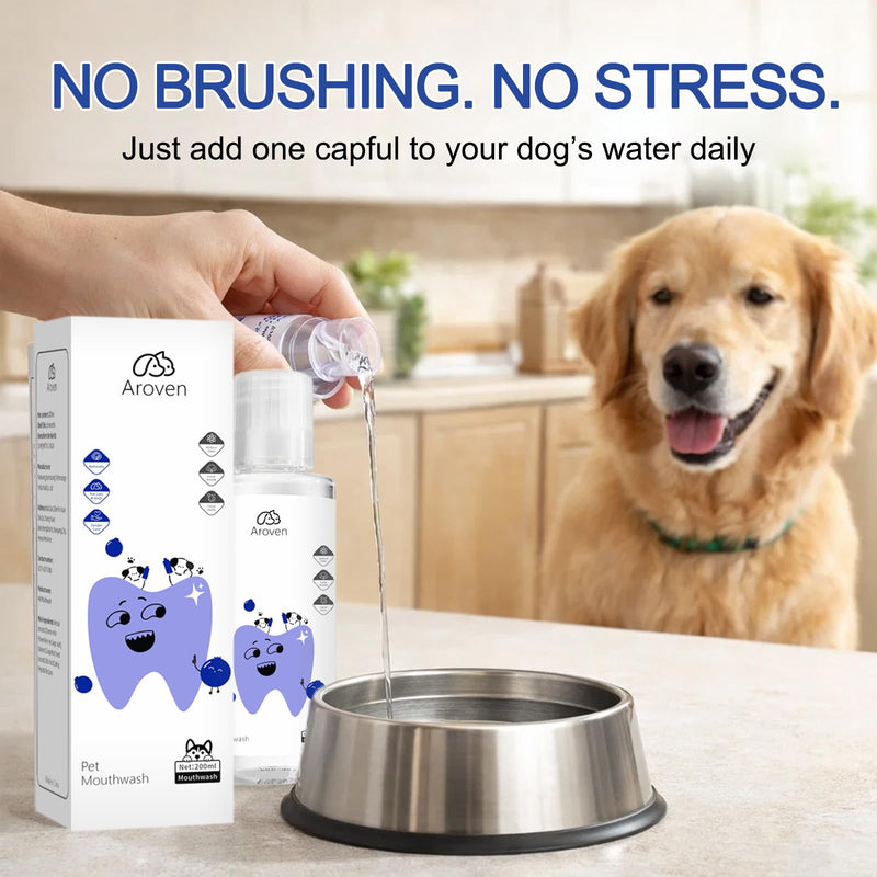 Dental Dog, 7.05oz Dog Water Additive for Dental Care, Dental para Perros, Specialized Dental Care Formula, Odorless & Flavorless Formula to Fight Tartar Promote Healthy Gums (2 PCS) 2 Pcs - PawsPlanet Australia