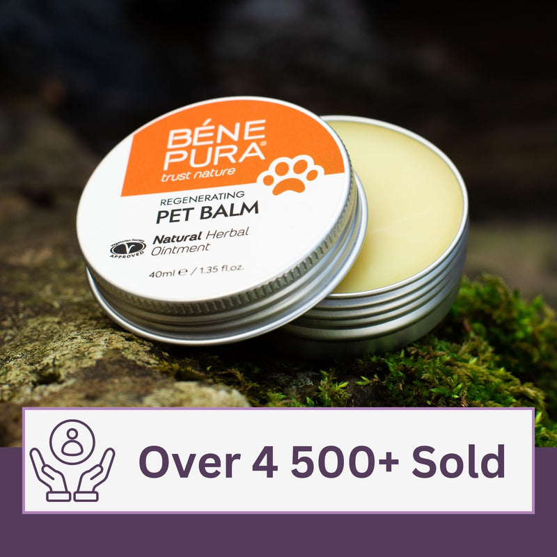 BenePura Dog Paw Balm 1.35 Fl. Oz - Natural Paw Balm for Dogs, Lick Safe and Unscented - Dog Balm for Paws and Nose, Cat Paw Balm, Puppy Paw Balm - Dog Nose Balm, Paw Moisturizer for Dogs - PawsPlanet Australia
