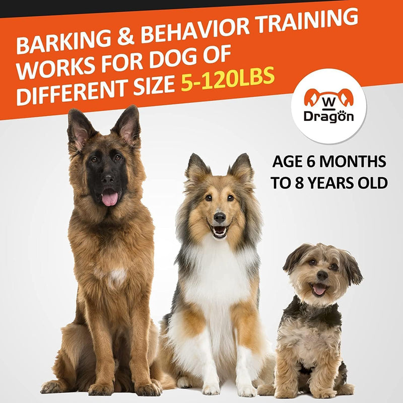 Anti Barking Control Device, Dog Bark Deterrent Devices to Stops Bad Behavior Dog Training Tool, Rechargeable Dog Barking Control Devices with 3 Modes & LED Light Ultrasonic Dog Trainer Indoor Outdoor Sliver Dog Bark Deterrent Devices - PawsPlanet Australia