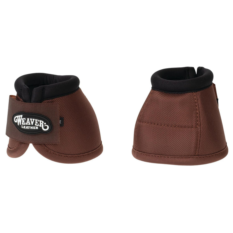 Weaver Leather Ballistic No-Turn Bell Boots, Brown, Medium